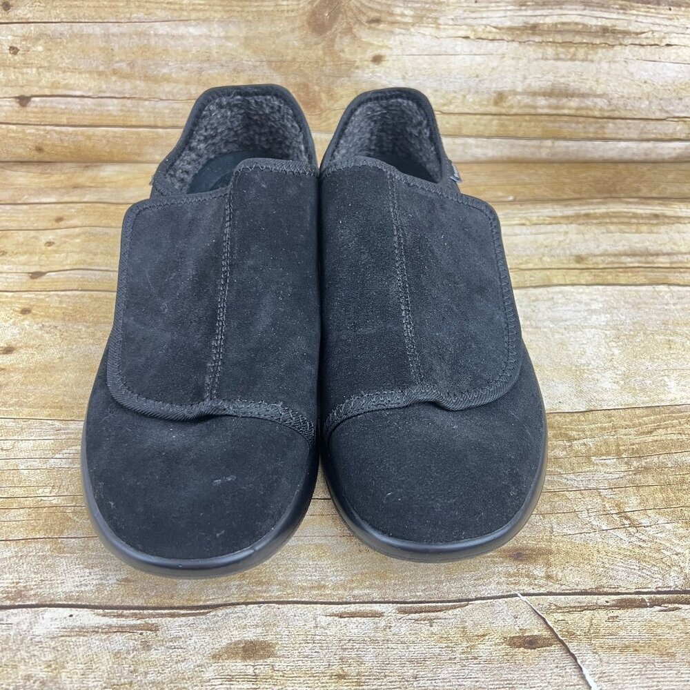 Propet Coleman Men's Slipper Black Suede Size 10 1/2 M (D)  MXA003M - Picture 3 of 7